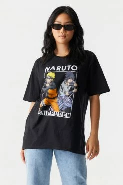 Stitches Ladies Naruto Graphic Boyfriend T-Shirt Tops