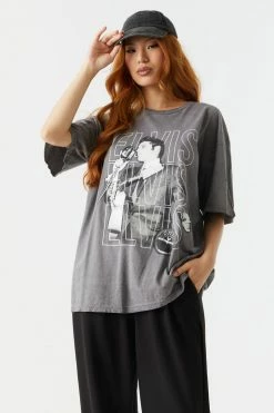 Stitches Ladies Tops Elvis Graphic T-Shirt