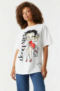 Stitches Ladies Betty Boop Graphic T-Shirt Tops