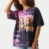 Stitches Ladies Tops Britney Spears Graphic Tie-Dye T-Shirt