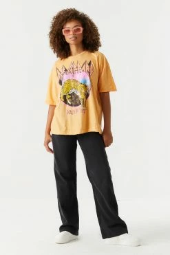 Stitches Ladies Def Leppard Graphic T-Shirt Tops