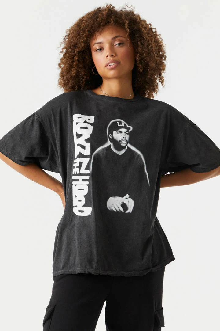 Stitches Ladies Boyz In The Hood Graphic T-Shirt 1 Stitches Ladies Boyz In The Hood Graphic T-Shirt