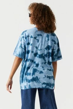 Stitches Ladies Poetic Justice Summer 93 Graphic Tie-Dye T-Shirt Tops