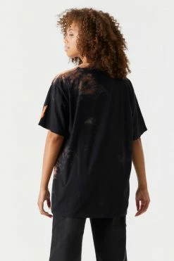 Stitches Ladies Lucky Tupac Graphic Tie-Dye T-Shirt