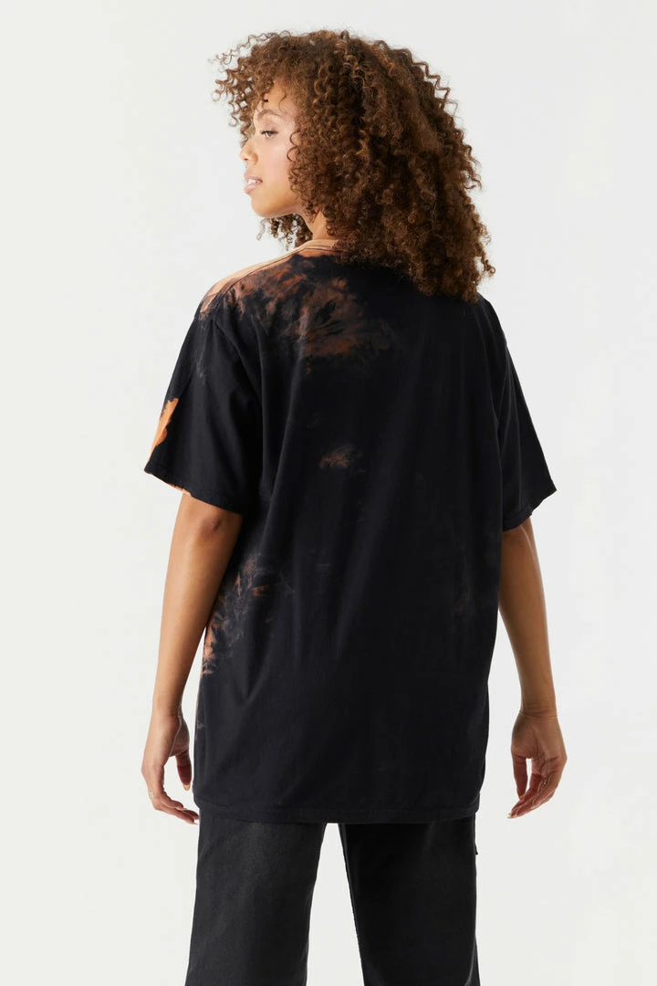 Stitches Ladies Lucky Tupac Graphic Tie-Dye T-Shirt 2 Stitches Ladies Lucky Tupac Graphic Tie-Dye T-Shirt