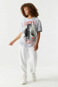 Stitches Ladies Lucky Poetic Justice Graphic T-Shirt