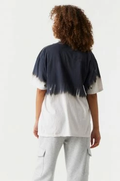 Stitches Ladies Poetic Justice Graphic Bleach Dye T-Shirt