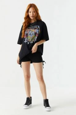 Stitches Ladies Tops Metallica Graphic T-Shirt 5 Stitches Ladies Tops Metallica Graphic T-Shirt