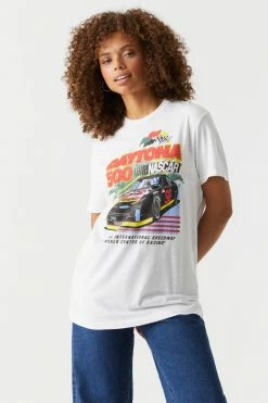 Stitches Ladies Tops Daytona 500 Graphic T-Shirt