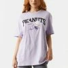 Stitches Ladies Tops Peanuts Graphic Oversized T-Shirt