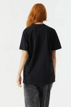 Stitches Ladies Gloomy Bear Graphic Oversized T-Shirt Tops