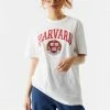 Stitches Ladies Harvard Graphic Oversized T-Shirt Tops