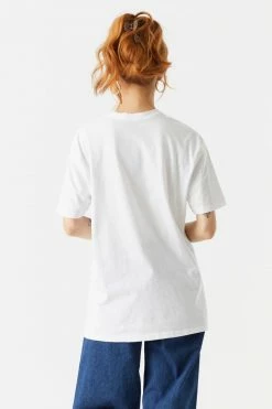 Stitches Ladies Harvard Graphic Oversized T-Shirt Tops