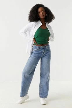 Stitches Ladies Soft Ribbed Scoop Neck Tank Top