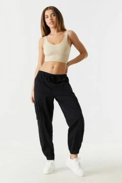 Stitches Ladies Seamless Ribbed Scoop Neck Tank Top Tops