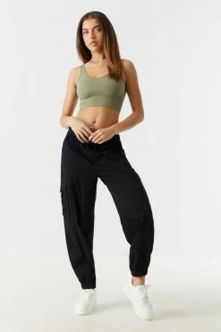 Stitches Ladies Seamless Ribbed Scoop Neck Tank Top Tops