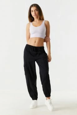 Stitches Ladies Seamless Ribbed Scoop Neck Tank Top Tops