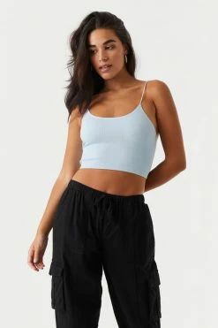 Stitches Ladies Seamless Bungee Cami Tops
