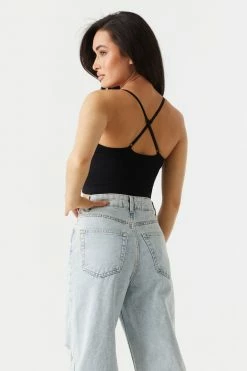 Stitches Ladies Seamless Padded Cropped Bustier Cami Tops