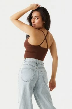 Stitches Ladies Seamless Padded Cropped Bustier Cami Tops