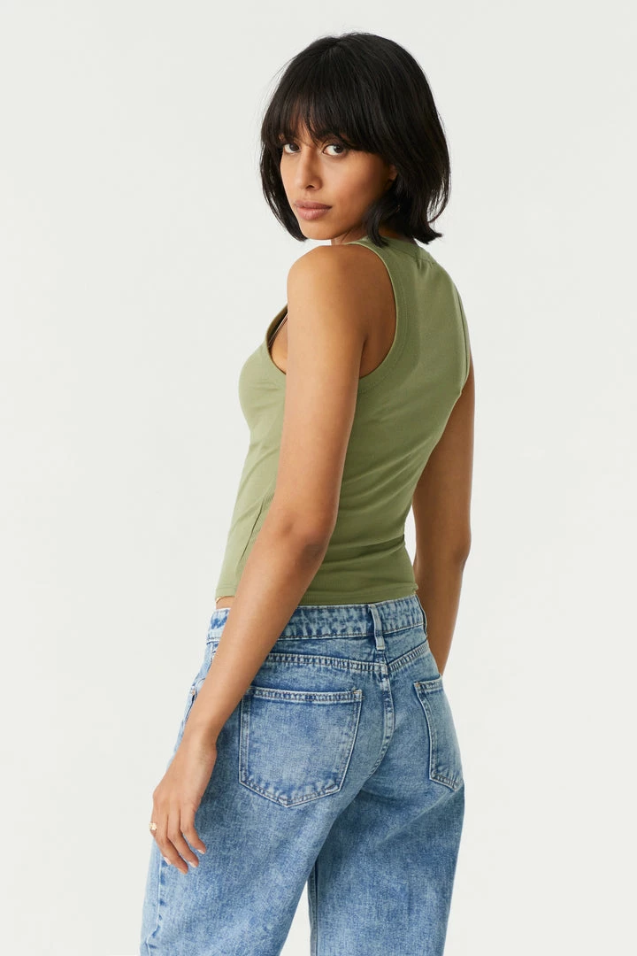 Stitches Ladies High Neck Tank Top 2 Stitches Ladies High Neck Tank Top