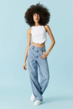 Stitches Ladies Refuge Medium Wash Wide Leg Jean Refuge Jeans