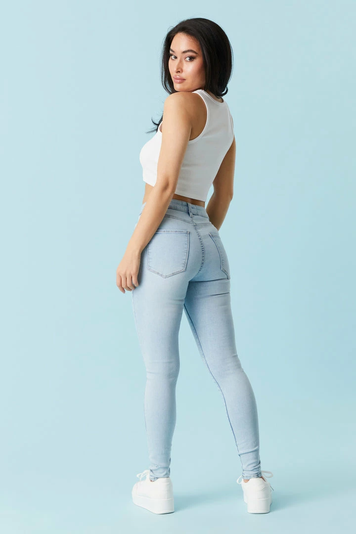 Stitches Ladies Refuge High-Rise Light Wash Skinny Jean 3 Stitches Ladies Refuge High-Rise Light Wash Skinny Jean