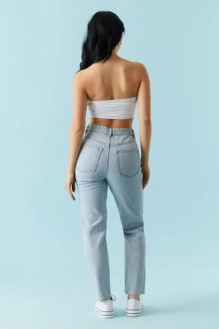 Stitches Ladies Refuge Jeans Refuge High-Rise Light Wash Mom Jean