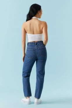 Stitches Ladies Refuge Jeans Refuge High-Rise Dark Wash Mom Jean 5 Stitches Ladies Refuge Jeans Refuge High-Rise Dark Wash Mom Jean