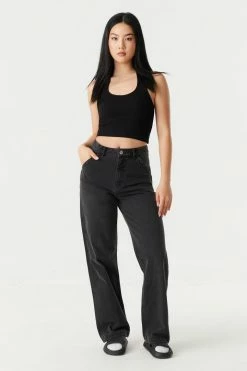 Stitches Ladies Refuge Jeans Refuge Ultra High-Rise Black Skater Jean