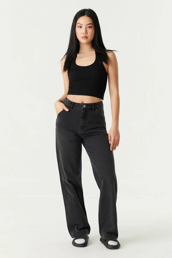 Stitches Ladies Refuge Jeans Refuge Ultra High-Rise Black Skater Jean 1 Stitches Ladies Refuge Jeans Refuge Ultra High-Rise Black Skater Jean