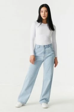 Stitches Ladies Refuge Jeans Refuge Ultra High-Rise Light Wash Skater Jean