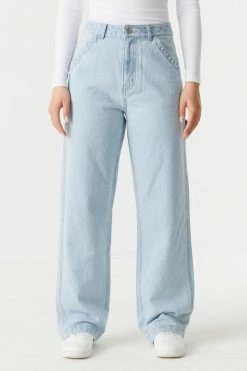 Stitches Ladies Refuge Jeans Refuge Ultra High-Rise Light Wash Skater Jean