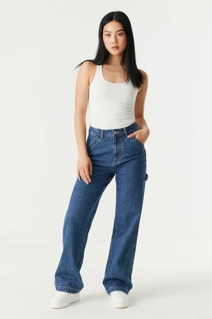 Stitches Ladies Refuge Ultra High-Rise Dark Wash Skater Jean Refuge Jeans 1 Stitches Ladies Refuge Ultra High-Rise Dark Wash Skater Jean Refuge Jeans