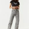 Stitches Ladies Bottoms Oversized Denim Knit Jogger