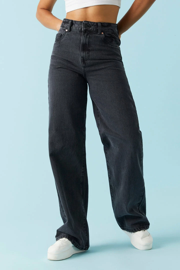 Stitches Ladies Refuge Black Wash Wide Leg Jean Refuge Jeans 2 Stitches Ladies Refuge Black Wash Wide Leg Jean Refuge Jeans
