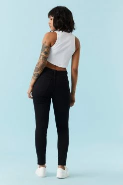 Stitches Ladies Refuge High-Rise Black Wash Skinny Jean