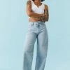 Stitches Ladies Refuge Jeans Refuge High-Rise Light Wash Loose Leg Jean