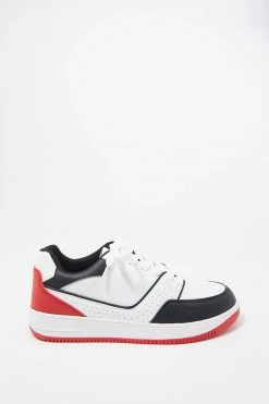 Stitches Ladies Low Top Colour Block Lace-Up Sneaker Sneakers