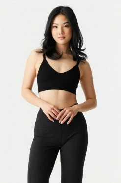 Stitches Ladies Tops Seamless V-Neck Bralette 30 Stitches Ladies Tops Seamless V-Neck Bralette