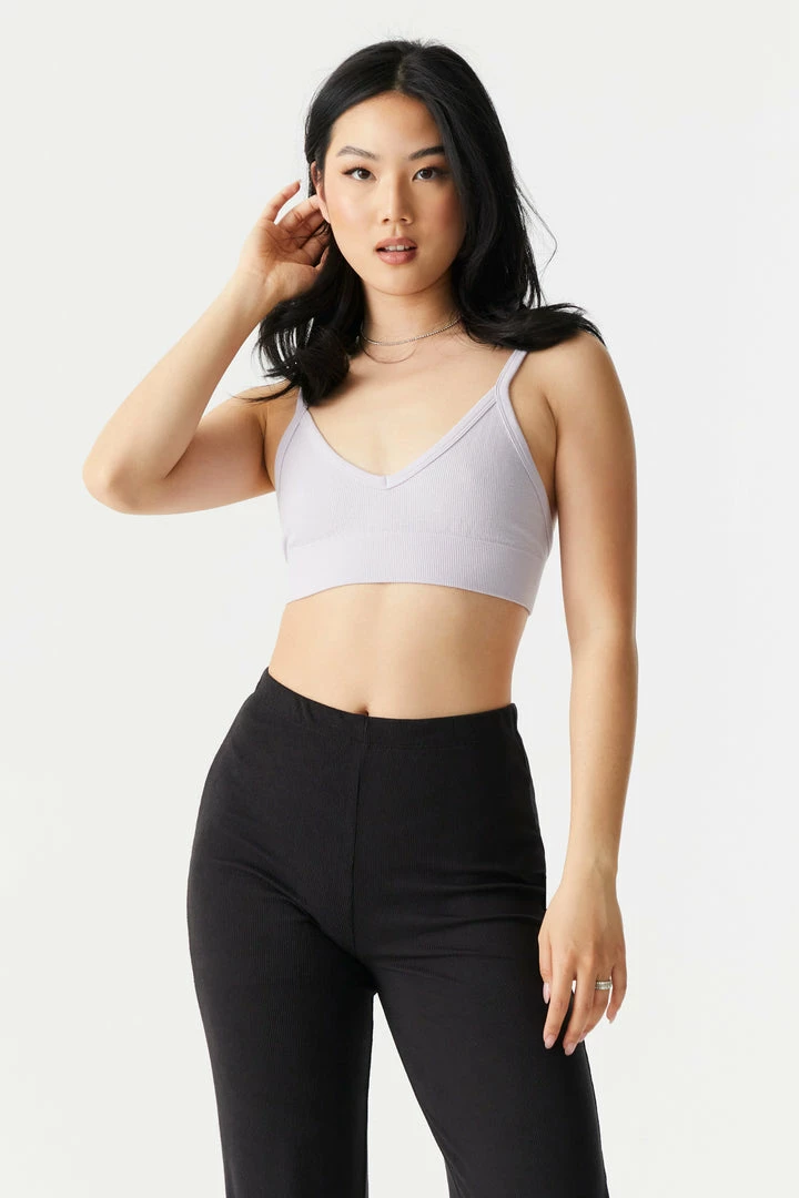 Stitches Ladies Tops Seamless V-Neck Bralette 19 Stitches Ladies Tops Seamless V-Neck Bralette