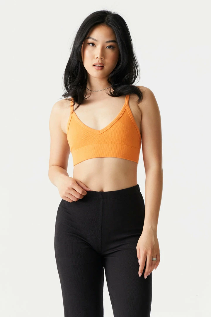 Stitches Ladies Tops Seamless V-Neck Bralette 25 Stitches Ladies Tops Seamless V-Neck Bralette