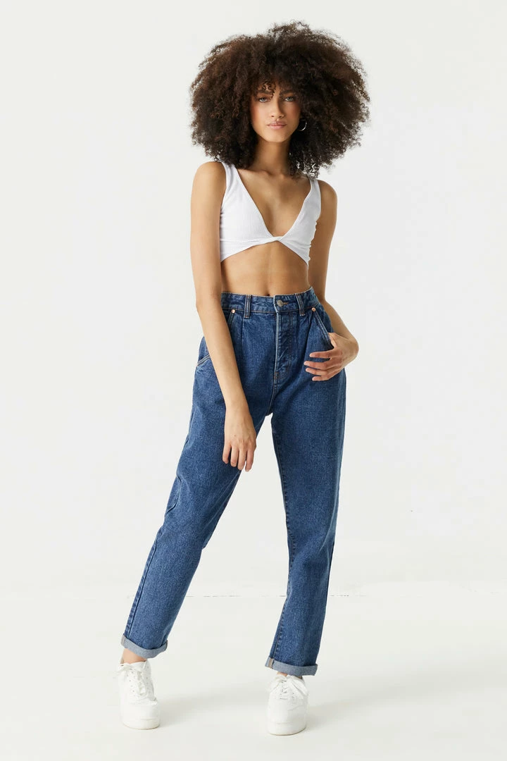 Stitches Ladies Seamless Ribbed V-Neck Twist Front Bra Top Tops 12 Stitches Ladies Seamless Ribbed V-Neck Twist Front Bra Top Tops