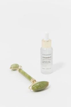 Stitches Ladies Jade Face Roller And Vitamin C Serum Beauty