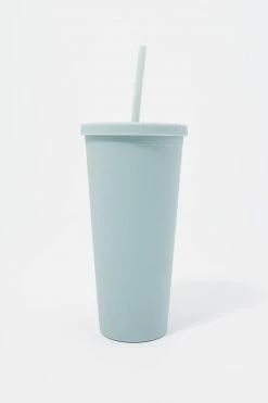 Stitches Ladies Reusable Cold Cup Tumbler With Straw Home + Lifestyle