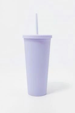 Stitches Ladies Reusable Cold Cup Tumbler With Straw Home + Lifestyle