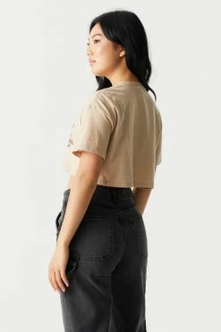 Stitches Ladies Born To Ride Graphic Boxy Skimmer T-Shirt