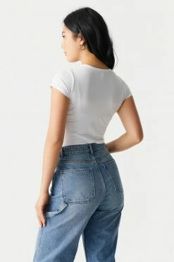 Stitches Ladies Extreme Speed Graphic Crop T-Shirt Tops