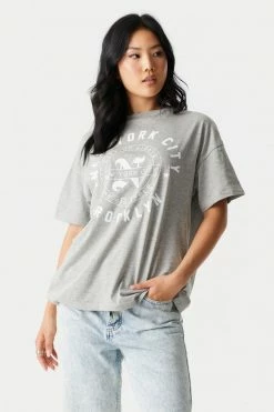 Stitches Ladies New York City Graphic Boyfriend T-Shirt