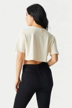 Stitches Ladies Tops Anime Mood Graphic Boxy Skimmer T-Shirt